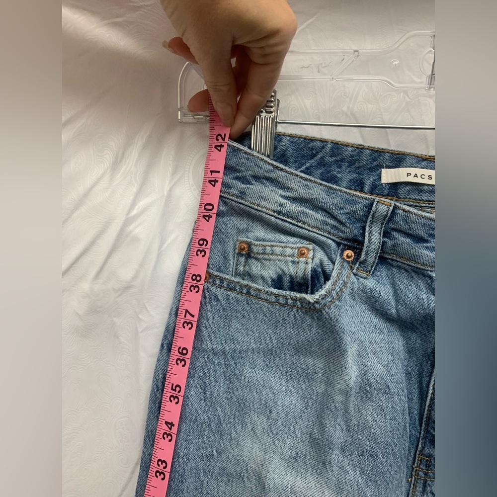 NWT PacSun Eco Light Blue Distressed 90’s Boyfriend Jeans - Picture 8 of 10